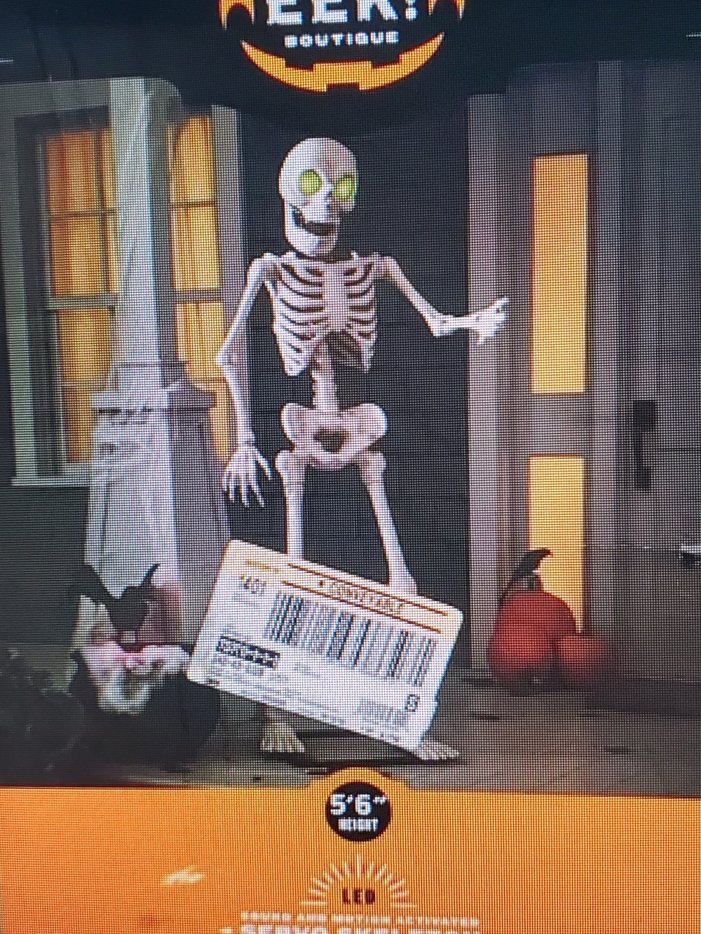 Hyde & EEK! Boutique Animated Premium Skeleton Scene Prop Halloween Decor
